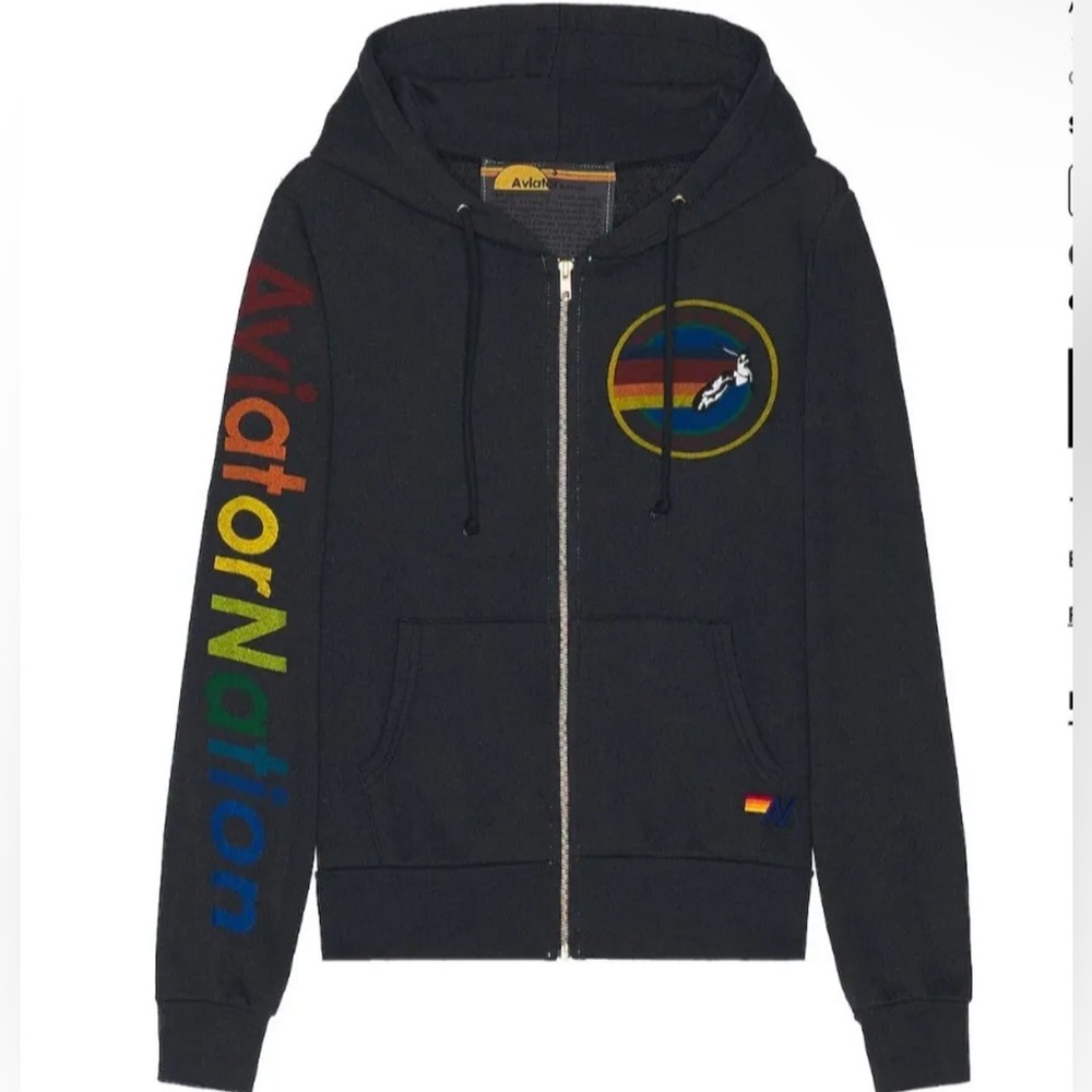 AVIATOR NATION ZIP HOODIE- Venice